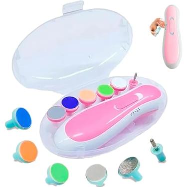 Imagem de Cortador Aparador de Unhas Elétrico para Bebê com Estojo - 6 Lixas Ajustáveis Silencioso para Baby e Todas Idades com Luz LED - Linha Premium