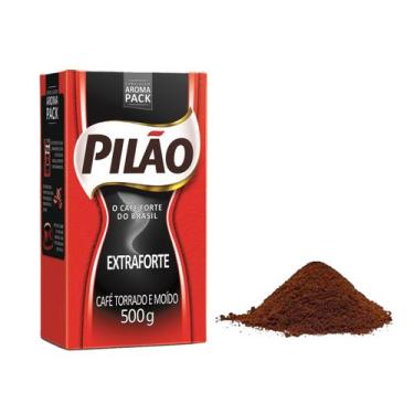Imagem de Café Pilão Torrado e Moido Extra Forte À Vácuo 500g - JDE