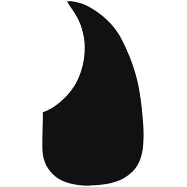 Imagem de Protetor de palheta autoadesivo preto para guitarra acústica, placa contra arranhões, beija-flor e água autoadesiva, peças de guitarra acústica e clássica, acessórios legais para guitarra presentes