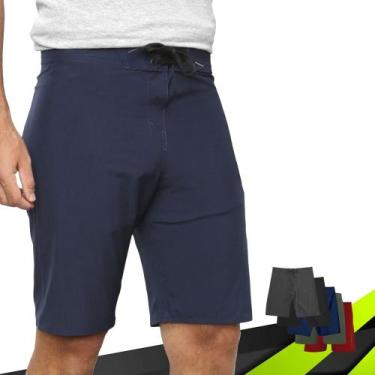 Imagem de Shorts SURF LISO Mauricinho Bermuda Praia Academia Tactel Verão 1043 -