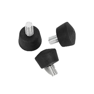 Imagem de Regetek Tripé de borracha universal de 3/20.3 cm compatível com monopé de tripé Induro Kingjoy Manfrotto Weifeng Andoer Benro Gitzo RRS, tripé antiderrapante de 3/20.3 cm-16 para chão irregular 27 mm