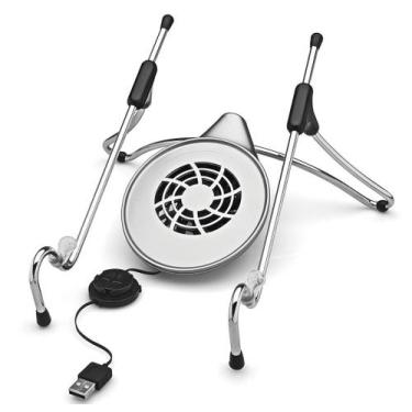 Imagem de Suporte Para Notebook Até 16" Octoo UpTable Cooler UPC-01 (Cromado)