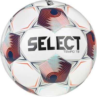 Imagem de SELECT Bola de futebol Tempo TB NFHS, Branco/Azul/Laranja NFHS, Tamanho 5