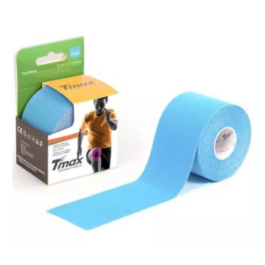Imagem de Bandagem Elástica Funcional Adesiva T.max Cor Azul-celeste