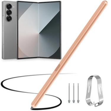 Imagem de TONGATE Para Z Fold 6/5 Slim S Pen Fold Edition 4096 Níveis de pressão apenas para telefones Samsung Galaxy Z Fold 6/5, caneta Stylus dobrável 5/6 S, ponta de caneta laranja de 1,5 mm