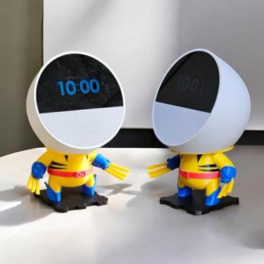 Imagem de Suporte Alexa Echo Dot SPOT Wolverine - Presente, decoração criativa, escultura, miniatura