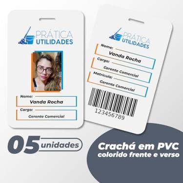 Imagem de Crachá em PVC 10 unidades