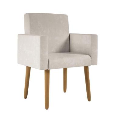 Imagem de Cadeira Decorativa para Quarto  Balaqui Decor, Bege