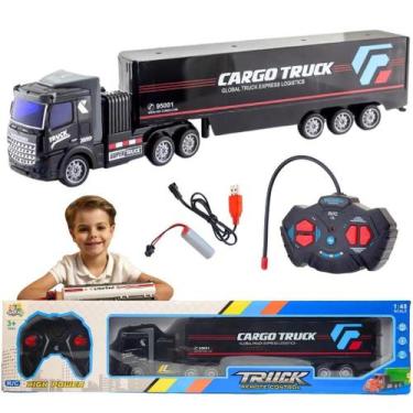 Imagem de Brinquedo Caminhão Carreta Recarregável Truck Controle Remoto - Toys