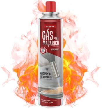 Imagem de Cartucho de Gás Para Maçaricos 400ml/215g Etaniz - CHESIQUIMICA