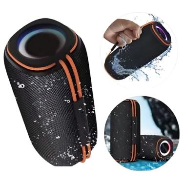 Imagem de Caixa de Som Bluetooth Portátil, 15W, LED RGB, Bateria 2400mAh, Resistente à Água, 78mm