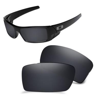 Imagem de AOZAN Lentes de reposição polarizadas ANSI Z87.1 para óculos de sol Oakley Gascan OO9014 - preto metálico