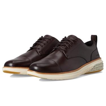 Imagem de Cole Haan Sapato Oxford masculino Grand Hurrion, Chocolate escuro/marfim, 42