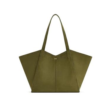 Imagem de JW PEI Bolsa feminina Kiana de grande capacidade, Oliva escura, One Size