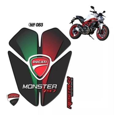Imagem de Adesivo Protetor Tanque Tankpad Ducati Motor Kit 083 - Resitank