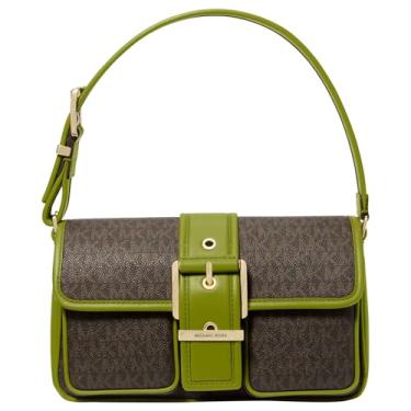 Imagem de Michael Kors Bolsa de ombro média Colby, Verde prado, One Size