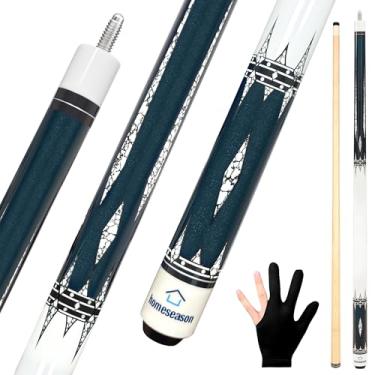 Imagem de Taco de sinuca Pool Cues 144.8 cm com ponta de couro de fibra de 13 mm 567 g, 4 cores para iniciantes, comerciais e entretenimento doméstico