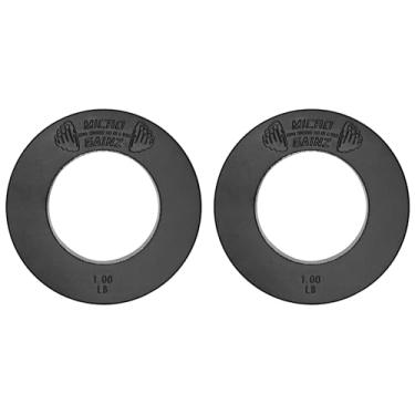 Imagem de MICRO GAINZ GAIN MUSCLE 1LB AT A TIME Conjunto De Placas De Peso Fracionadas Calibradas Com 2 Placas, Escolha O Conjunto (0,25 Lb-1,25 Lb), Projetado Para Halteres Olímpicos Para Treinamento De Forç