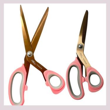 Imagem de Tesoura Titanio 8,5 Pol Profissional Cabo Soft Corte Costura - ADB ACE