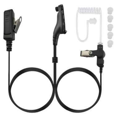Imagem de HELETUL Fone de ouvido preto e microfone de vigilância fone de ouvido Walkie Talkie Ptt para Motorola Solutions Impres xpr 7550e 7550 6550 6550e 6350 APX 8000 6000 li 7000 4000 Series Radios
