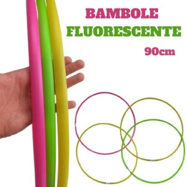 Imagem de Bamboles Sortidos fluor neon Colorido 05 Unid 90cm