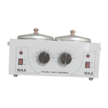 Imagem de Kokiya Máquina de aquecedor de cera portátil, máquina de fusão, temperatura ajustável, panela de cera dupla para casa, beleza, remoção de cabelo