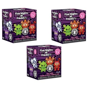 Imagem de Funko Pop! Mystery Minis: Five Nights at Freddy's – Pacote com 3 bonecos aleatórios | FNAF Horror Game Blind Box colecionável vinil (3, mini caixa)