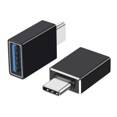 Imagem de Adaptador USB C macho para USB A fêmea (pacote com 3), USB 3.2 GEN2 10Gbps dados de alta velocidade PD 60W carregamento rápido para iMac, MacBook Pro/Air, iPhone 16 15, iPad, Microsoft Surface,