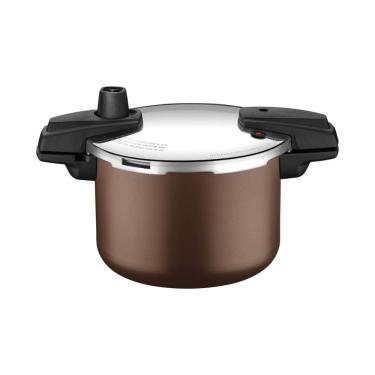 Imagem de Panela de Pressão Arizona Indução 20 cm 4,5 L em Alumínio Revestimento Interno e Externo Mocaccino Tramontina 20560/320