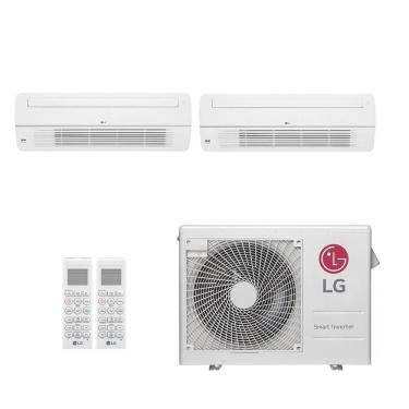 Imagem de Ar-Condicionado Multi Split Inverter LG 24.000 (1x Evap Cassete 1 Via 7.000 + 1x Evap Cassete 1 Via 18.000) Quente/Frio 220V								