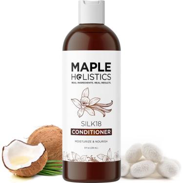 Imagem de Condicionador de cabelo Maple Holistics Silk Protein para cabelos danificados