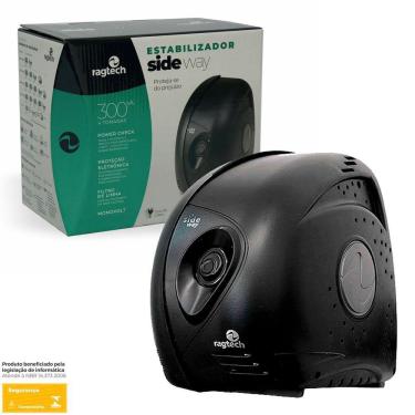 Imagem de Estabilizador Ragtech Sideway 300Va 115/115 4 Tomadas - 20Sd
