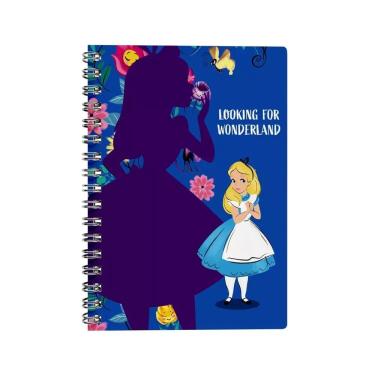 Imagem de Caderno Universitário Capa Dura 10 Matérias Disney Alice - School Basics