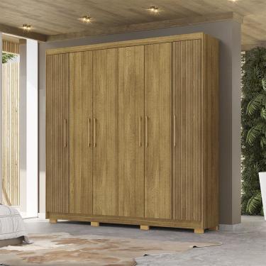 Imagem de Guarda Roupa Roupeiro Casal Pernambuco Nature Brisa Vila Rica