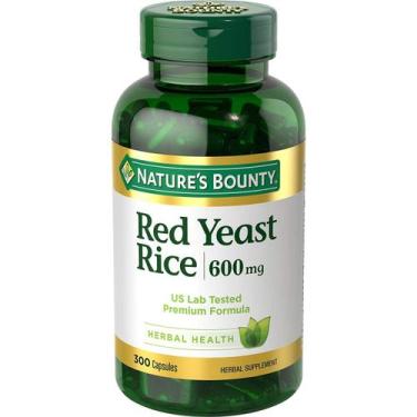 Imagem de Suplemento Nature's Bounty Red Yeast Rice 600mg - 500 Cápsulas