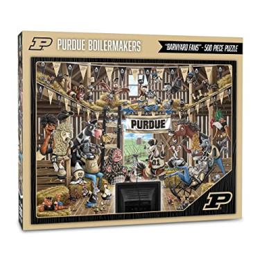 Imagem de YouTheFan Quebra-cabeça NCAA Purdue Boilermakers Barnyard Fans 500 peças