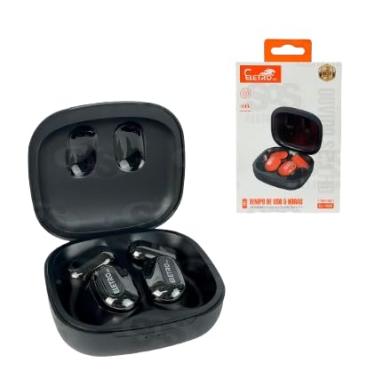 Imagem de Fones de Ouvido Bluetooth sem Fio, Estojo de Carregamento, Controles Touch, Preto