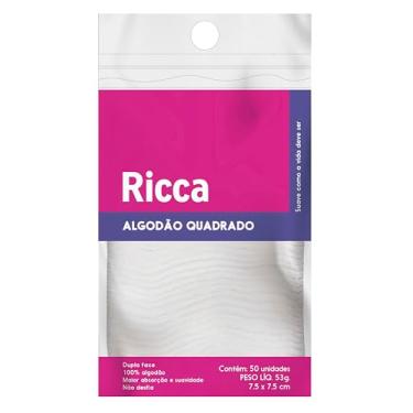 Imagem de Ricca Algodão quadrado 50 unid