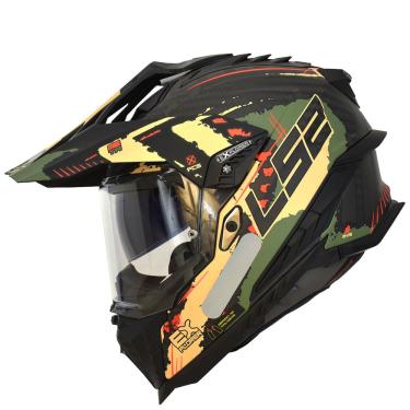 Imagem de Capacete Ls2 Explorer C MX701 Carbono Extend Verde Big Trail