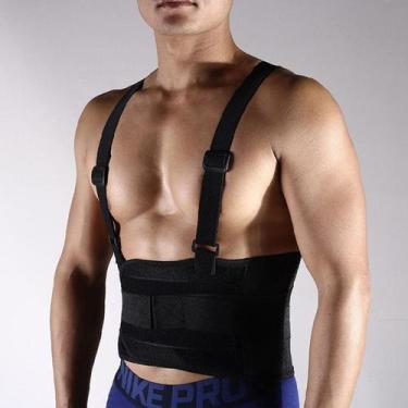 Imagem de Cinta Lombar Ergonômica para Proteção Coluna Postural: EPI Segurança p