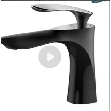 Imagem de Torneira Monocomando Bica Alta Banheiro Dourada/Cromada/Preto - oem, P