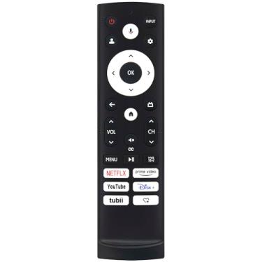 Imagem de Controle remoto de substituição de voz aplicável para Hisense Smart Google TV 75QD6N 85QD6N 43QD6N 55QD6N 65QD6N 50QD6N