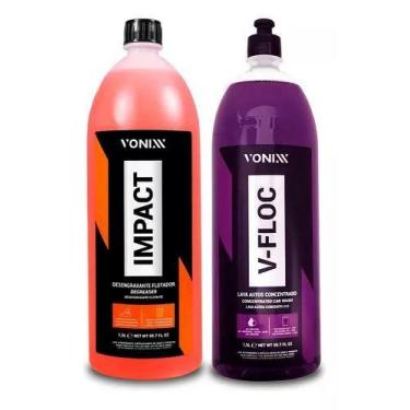 Imagem de Kit lava auto v-floc 1,5l desengraxante impact 1,5l vonixx - marca, Se