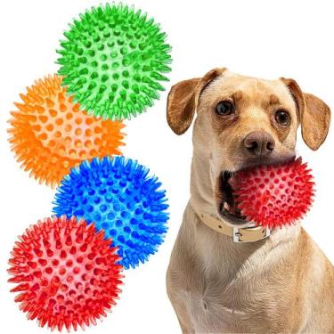 Imagem de Brinquedo para cães SHARLOVY Squeaky Balls para cães pequenos 7,6 cm, 