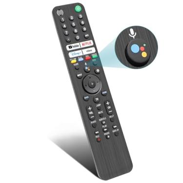 Imagem de Substituição do controle remoto TV, para todos os controles remotos 2019-2024 para Bravia TV Remote com controle de voz. para Smart TV XR/XBR/KD/K 4K LED OLED Google/Android TVs. 1