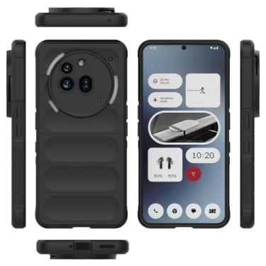 Imagem de Elubugod Capa para celular TPU macia compatível com Nothing Phone (3a) Pro A059P preta