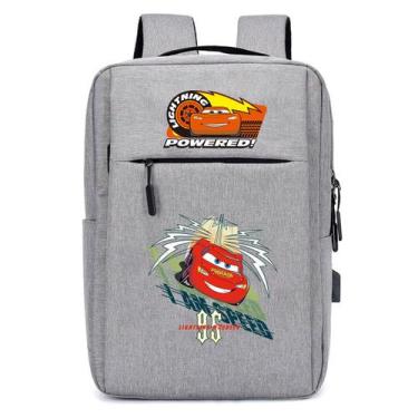 Imagem de Mochila USB Escolar Infantil Estampa Carros - Espaço para Notebooks, T