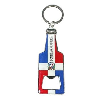 Imagem de Chaveiro de cerveja com bandeira da República Dominicana