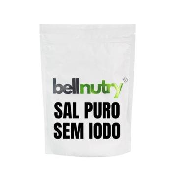 Imagem de Sal Marinho Puro Sem Iodo Mossoro 5 Kg Bellnutry Alimentos