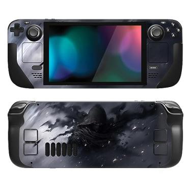 Imagem de PlayVital Conjunto completo de decalque de película protetora para Steam Deck LCD, adesivos personalizados capa de vinil para Steam Deck OLED - Shadow Assassin